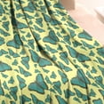thumbnail image 3 of Yellow Blue Butterfly Pattern Blanket,Comfortable Soft Flannel Throw Blanket,All Season,Warm Lightweight Blankets for Sofa Bed Couch Living Room Chair,30"x40", 3 of 4