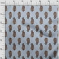 thumbnail image 2 of oneOone Polyester Lycra Fabric Leaves & Paisley Block Decor Fabric Printed BTY 56 Inch Wide, 2 of 4