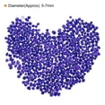 thumbnail image 2 of Uxcell 200g/0.44lb 5-7mm Glass Stones Pebbles Decor for Vase Filler Aquarium, Navy Blue, 2 of 6