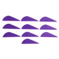 thumbnail image 2 of Archery Feather Fletching, 2 Inch 10pcs  Feather Fletching Durable Reliable  for Accurate Shooting White,Violet,Black, 2 of 7