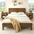 thumbnail image 2 of Costway 2 PCS Wood Nightstand with Drawer & Open Shelf Storage Home Bedside Table for Bedroom, 2 of 9