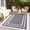 Grey & White, variant on Smiry Outdoor Rugs 5x8, Waterproof Plastic Straw Indoor Outdoor Mat for Patio, RV Camping, Deck,Porch, Grey & White