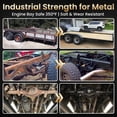 thumbnail image 3 of Ultra 2-in-1 Rust Converter  & Metal Primer, 35 oz Heat- Rust Reformer & Encapsulator for Frame, Chassis, Trailer, ,  Directly Over Rust, No-Topcoat Needed, Matte Black, 3 of 6