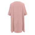 thumbnail image 5 of Bibifish Womens T Shirt Boat Neck Short Sleeve Oversized softTops Soft Casual Summer Tees, 5 of 6