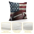 thumbnail image 4 of Nawypu American Flag Pillow&nbsp;Cover, Boys Football Throw&nbsp;Pillow&nbsp;Cover Soccer Sports Games Cushion&nbsp;Cover For Girls Woman, United States Federations Stars Stripes Cushion, 4 of 5