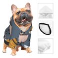 thumbnail image 3 of Fotbe Llama and Cactus Sudadera con Estampado para Perros Pequeños – Suéter con Capucha para Mascotas, Tela Suave de Forro Polar con Bolsillo-Large, 3 of 7