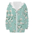 thumbnail image 5 of Bovemsi Sweatshirt for Women Fashion Spring Autumn Casual Long Sleeve Hoodies Sweatshirts Top Zip Up Hoodie, 5 of 7