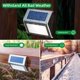 thumbnail image 5 of Luces solares para escalones, paquete de 12 luces solares para escaleras, iluminación para cercas al aire libre, luces solares para cubiertas, impermeables para escaleras, patios, porches, c, 5 of 5