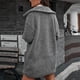 thumbnail image 4 of Chaqueta de abrigo de imitación cálida de moda para mujer Ropa de abrigo de manga larga sólida de invierno Fridja  BV0+1946, 4 of 7