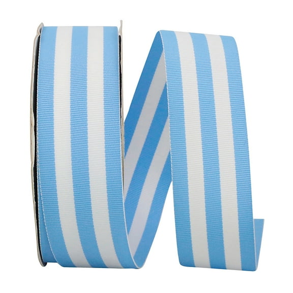 Jam Paper All Occasion Multi-Color Polyester Grosgrain Stripes Ribbon, 900" X 1.5"