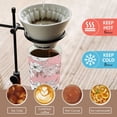 thumbnail image 5 of 500ml Stainless Steel Coffee Mug with Portable Beige Strap Vacuum Insulated Ceramic Coated Coffee Tumbler Cat with A Bow Tie, 5 of 8