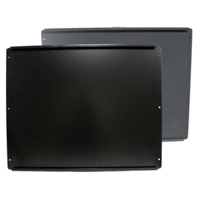 Lockey PS-24 Silver- 24 in. Tall Panic Shield Blank Powder Coated