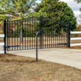 thumbnail image 3 of ALEKO Dublin Style Iron Gate 12' High Quality Dual Swing Driveway Gate, 3 of 9