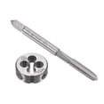 thumbnail image 1 of Unique Bargains M5 x 0.8mm Metric Left Hand Tap and Die Set Machine Thread Tap with Round Die, 1 of 6