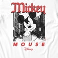 thumbnail image 3 of Disney Mickey Mouse Question On The Street Men's T Shirt (White, S-XXXL), 3 of 4
