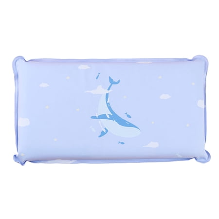 Almohada De Enfriamiento Almohada De Verano De Dibujos Animados Lavable, Suave Y Agradable Para La Piel, Cómoda Y De Apoyo Con Para Niños Estudiantes(delfín de fondo azul)