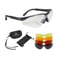 thumbnail image 2 of Radians T85RC T-85 Glasses Eye Protection Black Frame Clear/Orange/Amber/Copper/Smoke Polycarbonate Lens 1 Pair Frame/5 Lenses, 2 of 2