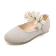 thumbnail image 4 of ITSAME Sandals for Girls, Cute Flower Closed Toe Soft Sole Kids Fashion Lightweight Princess Sandals Beige 10.5(Little Kids), 4 of 6