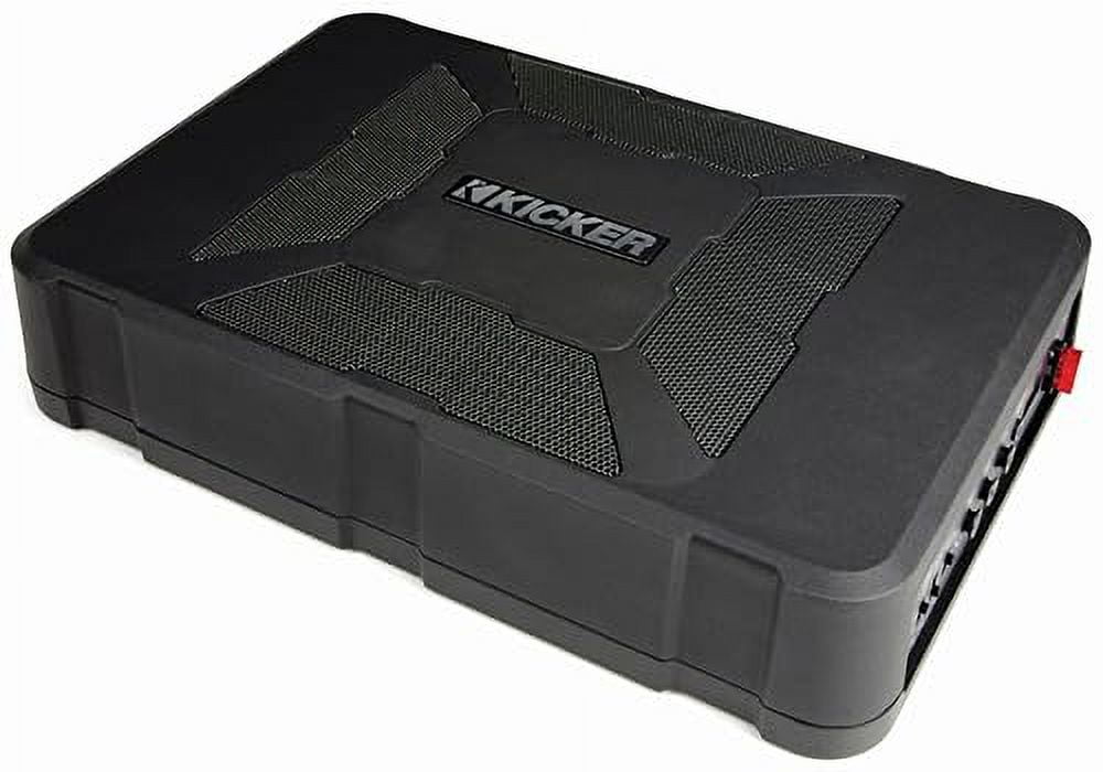 New Kicker 8" 51HS8 8" 150 Watts RMS Hideaway Compact Powered Subwoofer Enclosure
