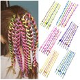 thumbnail image 4 of Accesorios Para El Cabello Con Espiral En Espiral Para El Cabello De Colores Para Mujeres Y Niñas, Herramienta Trenzada Multicolor, Accesorios Para Peinados Diy 6 Uds Monstrate CE008101-06, 4 of 6