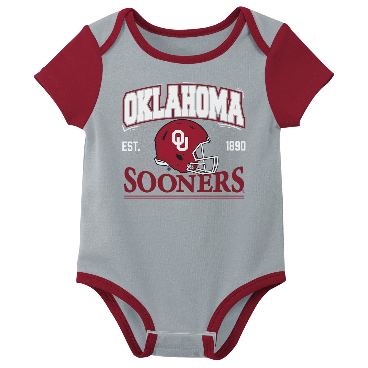 NCAA Oklahoma Sooners Infant & Toddler Onesies, 3-Pack