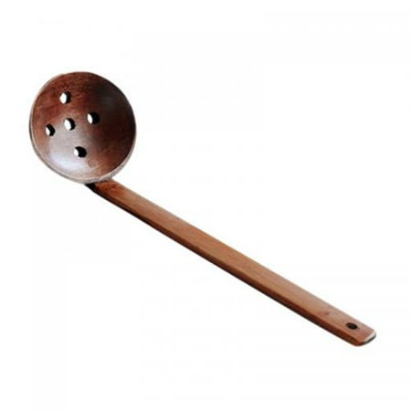 

Handcrafted Wooden Soup Spoon Ramen ladle Hot Pot Spoon and Spoon Strainer