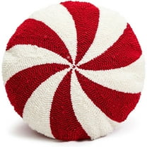 Candy Cane Pillow, Christmas Candy Shape Throw Pillow, Red Spiral Lollipop Pillow, Candy Cane Shaped Pillow