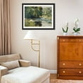 thumbnail image 6 of AEFER Vintage Gold Wall Art, Nature Streamside Retro Paintings, Canvas Prints Artwork with Antique Frame, Victorian Wall Pictures Decor for Living Room Gallery Room Frame: 18x12inch(45x30cm), 6 of 6