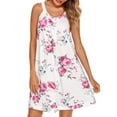 thumbnail image 2 of Avidlove Womens Nightgowns Sleeveless Sleepwear Floral Print Camisole Sleep Dress Wide Strap Pleated Nightshirt, 2 of 5