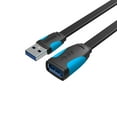 thumbnail image 1 of Tignapoo High-Speed USB 3.0 Extension Cable with Signal Booster, Universal Compatibility for Hard Drives, Printers, Cameras, and Smartphones, Durable 1.5m Black Cable, 1 of 6