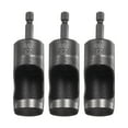 thumbnail image 1 of Juego de 3 punzones huecos de cuero con vástago hexagonal de 1/4 para taladros, punzón rotativo de 23 mm de diámetro para trabajos de cuero, 1 of 6