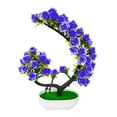 thumbnail image 2 of Joernso Artificial Rose Flower Tree Plant Potted Bonsai Garden Party Table Decoration, 2 of 6