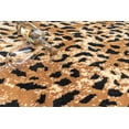 thumbnail image 4 of Furnish My Place Indoor Leopard Print Rug with Jute Backing - 2 ft. x 4 ft., Beige, Contemporary, Area Rug for Living Room, Bedroom, Hallway, 4 of 9