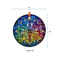 thumbnail image 5 of Snowflake Ornament, Colorful Christmas Ornament, Winter Holiday Decor, Round Ornament, Artistic Ornament, Christmas gift idea, Keepsake, Holiday Keepsake, Xmas Tree Hanging Decorat, 5 of 5