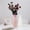 Pink, variant on PAVEOS Wide Flower Vases, Plastic Shatterproof Flower Vases Small Vase for Home Living Room Dining Table Office Decor