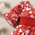 thumbnail image 7 of Otqutp 2-8 Years Kids Girls Valentine's Dress Little Girl Love Bow Dress Sequin Heart Dress Princess Dress Birthday Dress Toddler Girl Clothes(Red-2,18-24 Months), 7 of 7