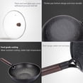 thumbnail image 4 of Iron Fry Pan with Lid Non-Stick Wok Saucepan Cookware Flat Bottom Kitchen Cooking Pan Food Cooker Fast Heat-up, 4 of 7