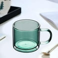 thumbnail image 2 of Taza de aislamiento térmico Sunnimix de vidrio de borosilicato doble pared multicolor 250ml, 2 of 8