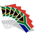 thumbnail image 1 of Banderas de Sudáfrica AhfuLife, 30 piezas, de mano, 14 x 21 cm, 1 of 6