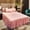 Pink, variant on Luxury Ruffled Bed Skirt, 8 Colors Elegant Satin Bed Valance, Dust Ruffle for Queen/King/Twin Beds, Easy Fit & Wrinkle Resistant Bedroom Decor