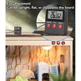thumbnail image 4 of Temperature and Humidity Meter, Compact Size High Sensitivity Digital Temperature   for Reptile Water, 4 of 8