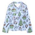 thumbnail image 5 of 2 Piece Girls Silk Pajamas Set Soft Satin Sleepwear For Comfortable Nights 2 Years- 14 Years Long Sleeve Sweatshirt Tops Pants Set for 0 6 12 18 24 M 1t 2t 3t 4t 5t 6t (3-4 Years,Light Blue), 5 of 9