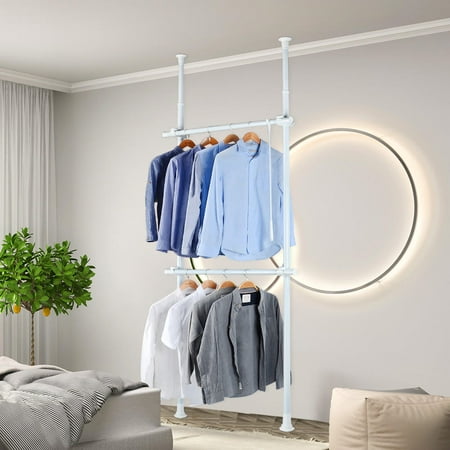 hanger indoor clothes diy garment poles sortwise wardrobe closet rack bars coat systems portable