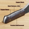 thumbnail image 3 of Kegani Meat Cleaver Knife - Heavy Duty Bone Chopper - 1.25 Lbs Bone Knife - High Carbon Steel Knife for Meat Cutting, 3 of 6