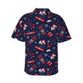 thumbnail image 3 of Daiia Winter Outdoors Sports Hawaiian Shirt for Men Gentle Cotton Regular Short Sleeve Casual-Large, 3 of 9