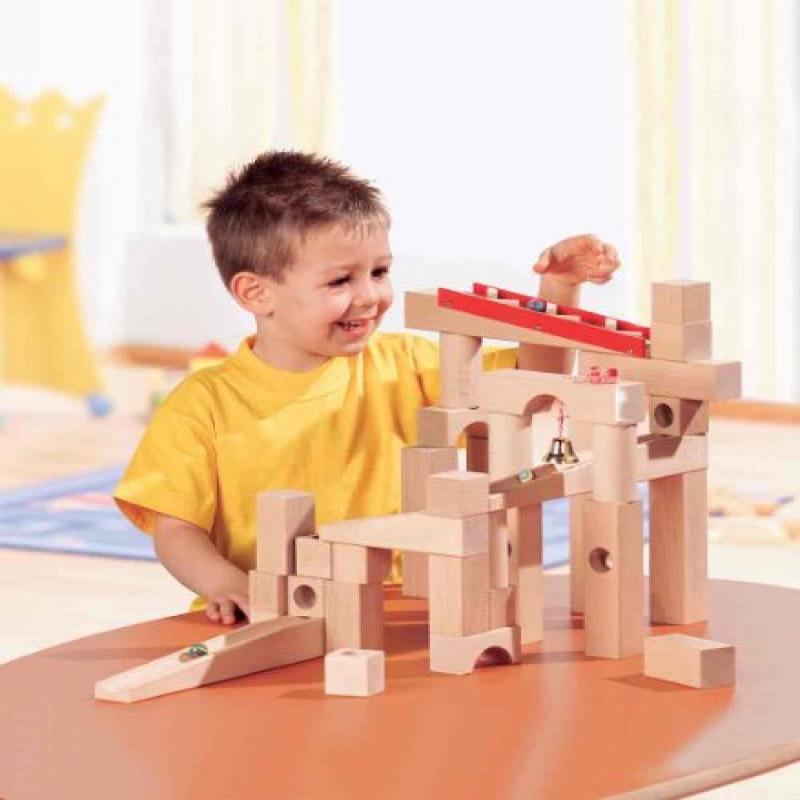 wooden ball run for toddlers