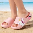 thumbnail image 2 of uobin Slippers for Toddler Boys Girls Sandals Cute Cartoon Bear Print Summer House Slides Indoor Outdoor Comfortable Shower Slippers, 2 of 9