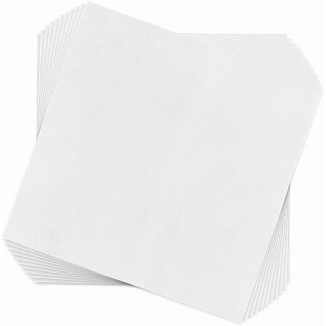 50 hojas de papel secante para prensa de flores (23 x 23 cm). Papel para prensa de flores altamente absorbente y reutilizable.