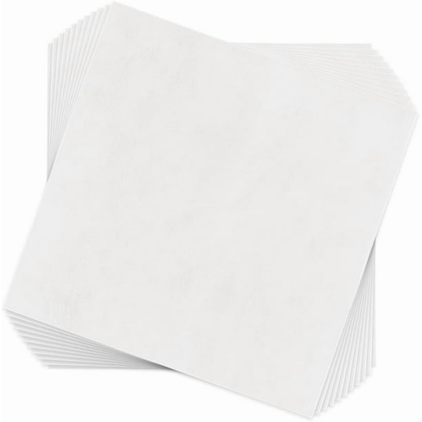 50 hojas de papel secante para prensa de flores (23 x 23 cm). Papel para prensa de flores altamente absorbente y reutilizable.
