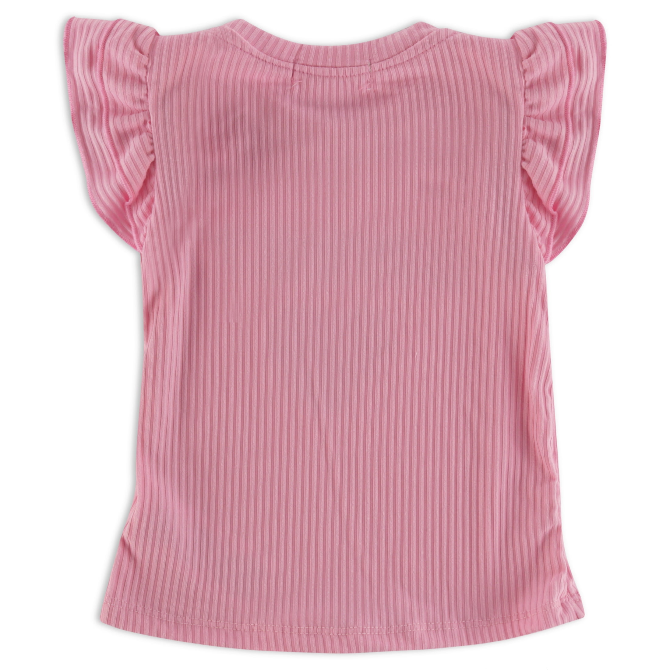 Young Hearts Toddler Girl 2Pk Short Sleeve Tops , Size 2T-4T